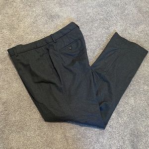 Talbots Windsor dress pants size 16 gray Italian flannel